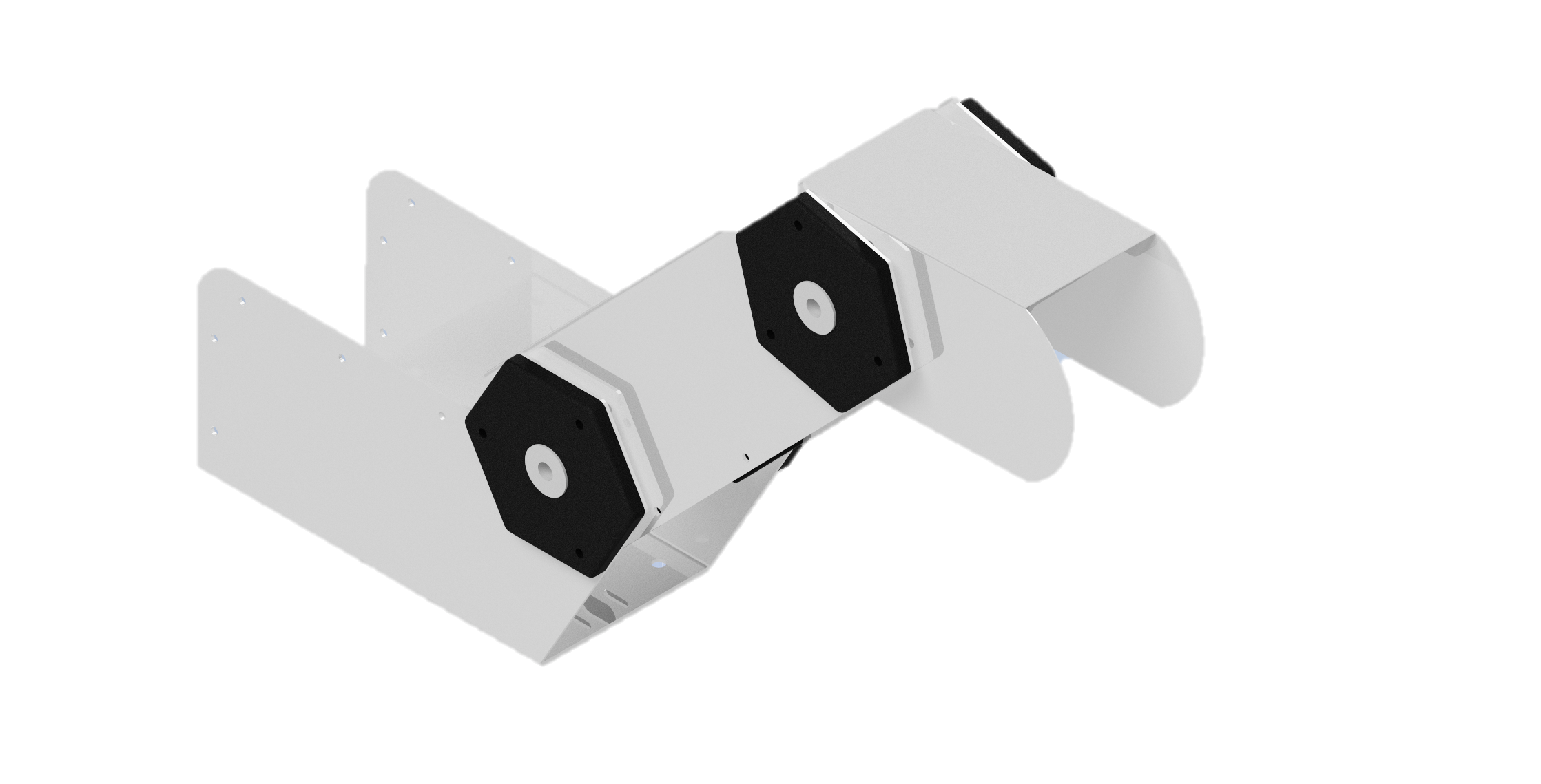 CAD model of the mechanical hose assembly