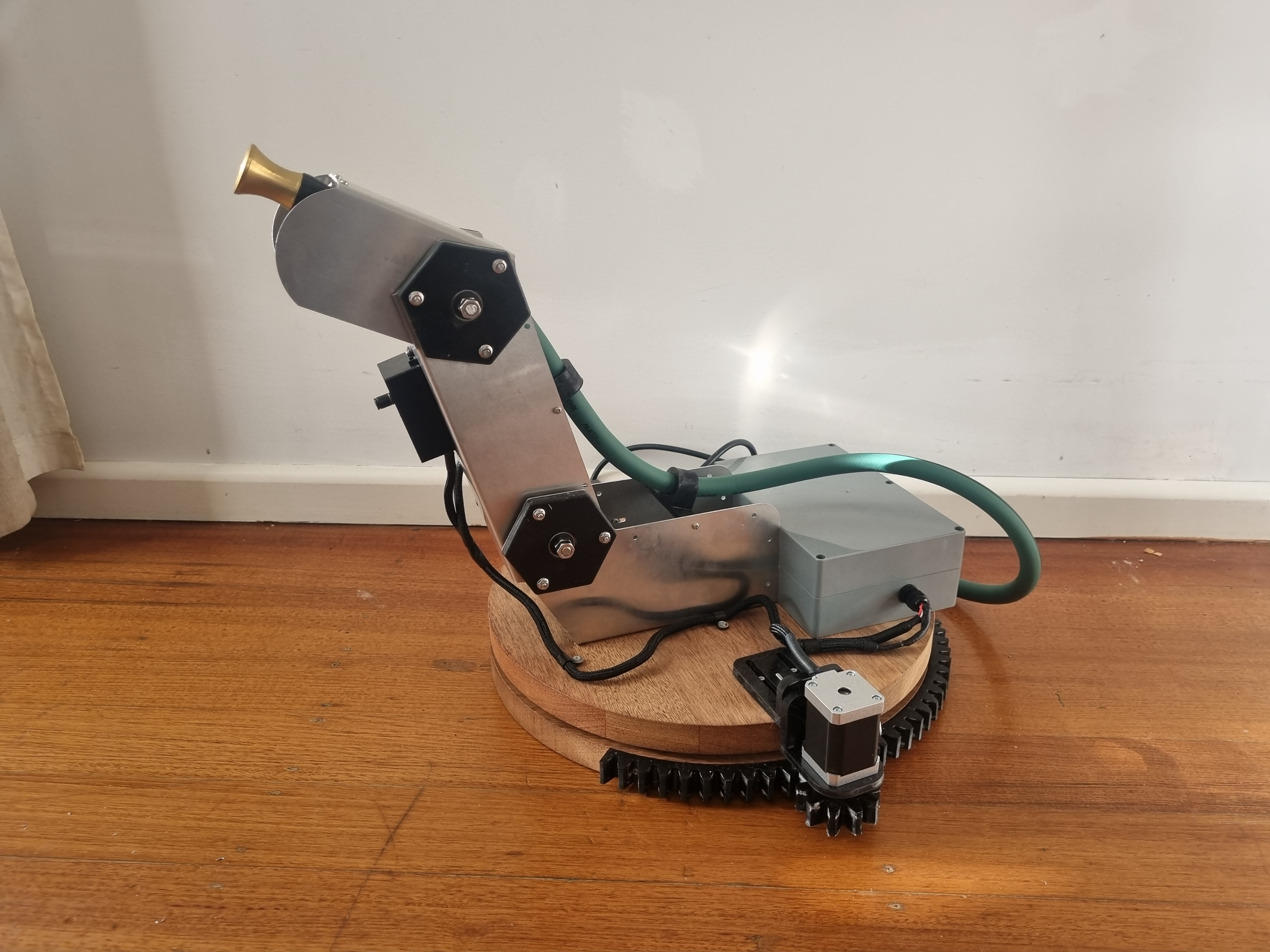 Completed thermal imaging fire detection and suppression prototype